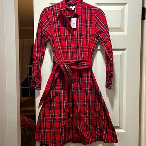NWT J Crew Factory shirt dress, size 4